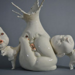 Sculture in ceramica dell’artista di Hong Kong Johnson Tsang