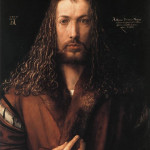 Albrecht Dürer.  Autoritratto con pelliccia, 1500