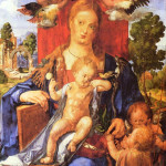 Albrecht Dürer.  Madonna con fringuello, 1506