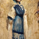 Cesare Tallone. Ritratto di Lina Cavalieri, 1905, olio su tela