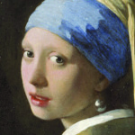Johannes Vermeer, Ragazza con l’orecchino di perla, 1665 (part.)