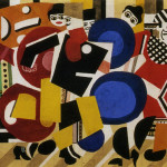 Fernand Leger. Disegno del sipario per la pista di pattinaggio