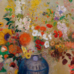 Fiori, (part.), 1909, olio su tela, cm. 81 x 100