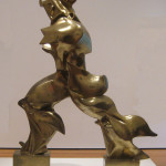 Forme uniche della continuita’ nello spazio, 1913, bronzo, cm.  126.4