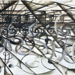 Giacomo Balla. Auto in corsa, 1913