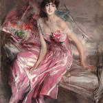 Giovanni Boldini, La signora in rosa (Ritratto di Olivia de Subercaseaux Concha), 1916, olio su tela.