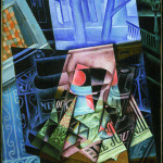 Juan Gris, Natura morta prima di una finestra aperta, 1915, olio su tela , cm 115,90 x 88,90