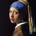 Jan Vermeer. La ragazza con l’orecchino di perla , olio su tela, c. 1665, cm. 46,5×40