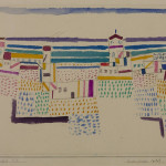 Paul Klee. Località nel sud della Francia, 1927, grafite, pastello e acquerello su carta