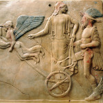 Pinax votivo con Hermes e Afrodite Da Locri Epizefiri, terracotta prima metà del V secolo a.C.