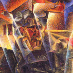 Umberto Boccioni. Materia, (particolare), olio su tela, 1912-1913