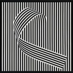 dissociazione Dal campo 76, 1966, acrilico su cartoncino, cm 70×70
