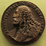 Albrecht Dürer raffigurato in una medaglia dell’incisore Hans Schwarz