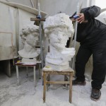 Li hongbo flexible paper sculptires – sculture di carta