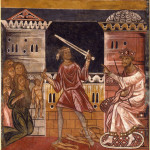 Berlinghiero da Lucca Strage degli innocenti affresco staccato su supporto di resina alveolare cm 350×205
