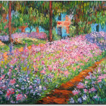 Claude Monet. Il giardino dell’artista a Giverny, 1900, olio su tela, cm. 81 x 92
