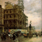 Giuseppe De Nittis Piazza delle Piramidi a Parigi