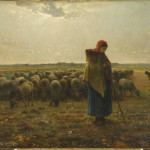 Jean François Millet. Pastorella con il suo gregge