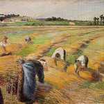 La mietitura, 1882, olio su tela, cm.