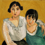 Le due sorelle 1917 Olio su tela cm 784 x 914