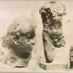 Medardo Rosso. Fotomontaggio con Madonna Medici, 1901