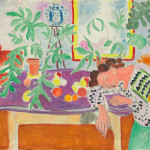 Natura morta con donna addormentata 1940 Olio su tela cm 825 x 1007