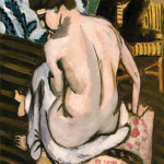 Nudo seduto di spalle 1917 Olio su tela cm 622 x 471