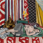 Odalisca con i pantaloni grigi 1926-27 Olio su tela cm 54 x 65