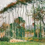 Paesaggio di Verengeville, 1899 ca., olio su tela, cm. 64,8×54