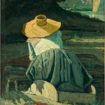 Paul Guigou. La lavandaia