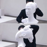 Li hongbo flexible paper sculptires – sculture di carta