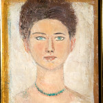 Ritratto di Olga Capogrossi, 1959 o 1960, olio su tela