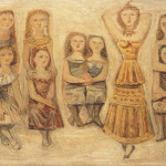 Scuola di danza, 1941, olio su tela,cm. 110X150
