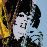 Andy Warhol, Drag Queen, 1975, serigrafia a colori su carta stampata fronte e retro