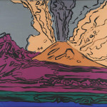 Vesuvius, 1985, serigrafia e acrilico su tela