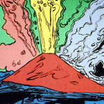 Vesuvius, 1985, serigrafia su tela