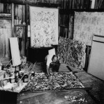 ackson Pollock ritratto da Wilfred Zogbaum nello studio di Fireplace road, 1947-Katarte