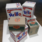 Andy Warhol. Bianco Brillo Boxes, 1964, 5 scatole, serigrafia su legno