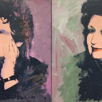 Andy Warhol. Ileana Sonnabend, 1973, acrilico e serigrafia su tela , cm. 101,9 x 101,5 cad.