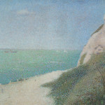 Georges-Seurat_La-spiaggia-di-Bas-Butin-Honfleur_1886_Museo-delle-Belle-Arti-di-Tournai