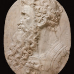 Profilo di testa barbuta, 1550