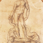 Progetto per la fontana in Piazza della Signoria a Firenze, c. 1550-1560, matita su carta. cm. 23 x 17.4