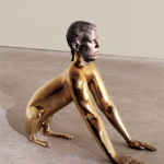Rona Pondick. Dog, 1998 – 2011, acciaio giallo inox