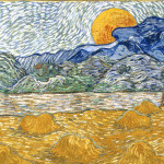 Vincent-van-Gogh_Paesaggio-con-covoni-di-grano-e-luna-che-sorge_1889_olio-su-tela_Kröller-Müller-Museum