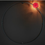 Lampada e orologio da parete O sole mio