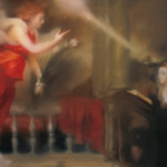 Annunciazione dopo Tiziano (part.), 1973