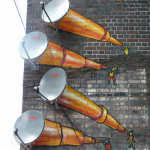 Antenne paraboliche, Birmingham, Regno Unito. Image credits: Davyd Samuels