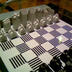 Scacchiera in porcellana Rosenthal Selb, 2003