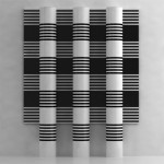 Struttura 554, 2010. Legno laccato e plexiglass, cm. 154 x 198 x 25. Esemplare unico