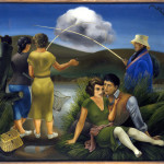 Alfonso Ponce de León . Giovani e pescatore 1936